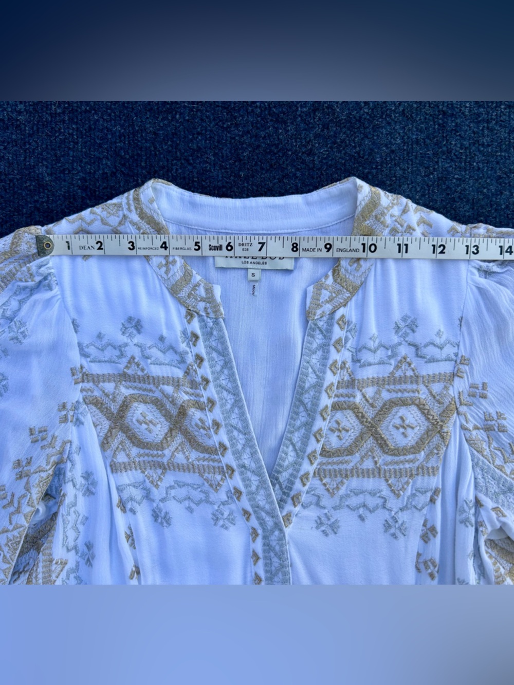 Hale Bob Lole White Embroidered Maxi Dress - Picture 9 of 16